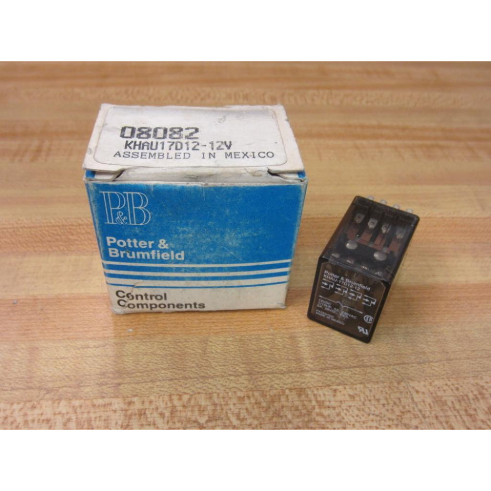 Potter & Brumfield KHAU17D12-12V DC Relay KHAU17D12-12 12 VDC