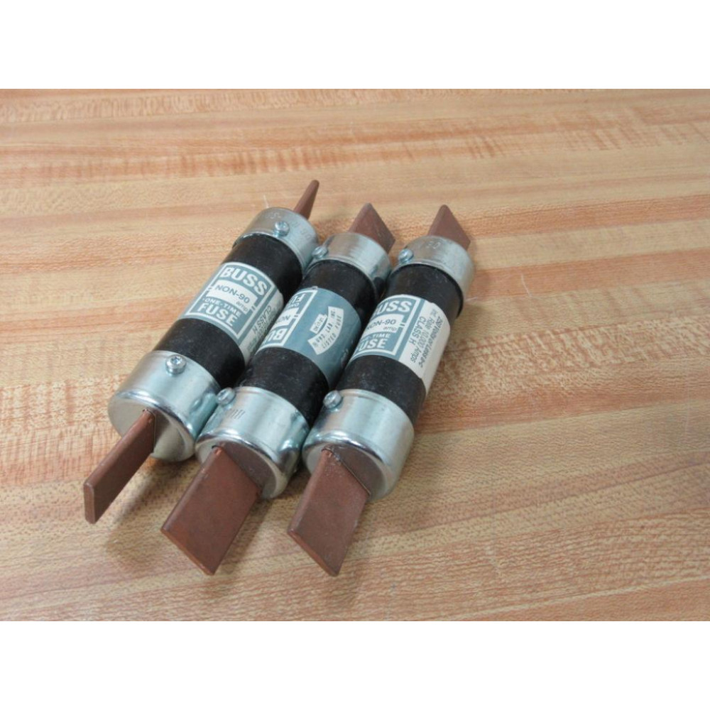 Bussmann NON-90 Fuse N0N-90 (Pack of 3) - New No Box Bussmann NON-90 Fuse N0N-90 (Pack of 3) - New No Box
