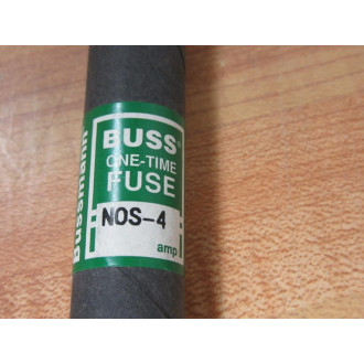 Buss NOS-4 Bussmann Fuse Cross Ref 1EM33 (Pack of 4) - New No Box