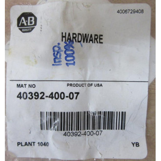 Allen Bradley 40392-400-07 Terminal Guard Kit 4039240007