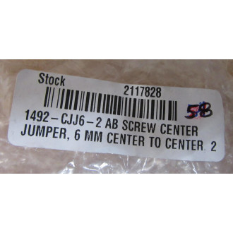 Allen Bradley 1492-CJJ6-2 Center Jumper 1492CJJ62 (Pack of 50) - New No Box