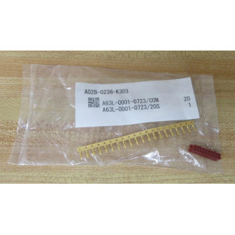 Fanuc A02B-0236-K303 Connector Kit A02B0236K303 (Pack of 2)