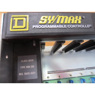 Square D 8030 RRK-200 SYMAX Programmable Controller 9-Slot - Used