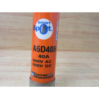 Ferraz Shawmut A6D40R Smart Spot Dual Element Time Delay Fuse (Pack of 2) - New No Box Ferraz Shawmut A6D40R Smart Spot Dual Element Time Delay Fuse (Pack of 2) - New No Box