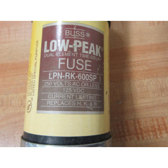 Bussmann LPN-RK-600SP Low-Peak Fuse LPNRK600SP - New No Box Bussmann LPN-RK-600SP Low-Peak Fuse LPNRK600SP - New No Box