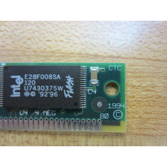 CTC 05-04185-104 Memory Module 0504185104 - Used CTC 05-04185-104 Memory Module 0504185104 - Used