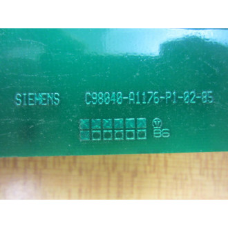 Siemens C98043-A1176-L Circuit Board C98043-A1176-L1-02 - Used