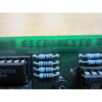 Sieb & Meyer 26.44.0007.5 Circuit Board 264400075 - Parts Only