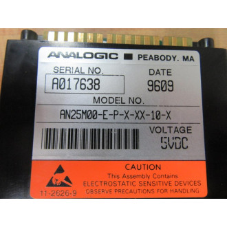 Analogic AN25M00-E-P-X-XX-10-X Panel Meter AN25M00EPXXX10X - Used Analogic AN25M00-E-P-X-XX-10-X Panel Meter AN25M00EPXXX10X - Used