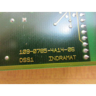 Indramat 109-0785-4B14-06 DSS1 Board 109-0785-4A14-06 WO Side Panel - Used