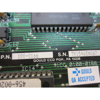 Gould 100-0166 Circuit Board 1000166 - Used