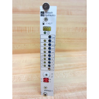 Rexroth VT-VRPA2-2-1XV0T5 VRPA2-1 Valve Amplifier VT-VRPA2-2-1V0T5 - Used