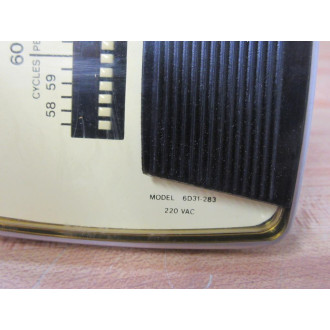 Aero 6D31-283 Frequency Meter 6D31283 Aero 6D31-283 Frequency Meter 6D31283