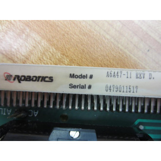 Isi Robotics A6A47-1I Voltage Monitor Board  A6A471I Repair  5816 - Refurbished