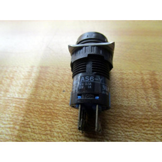 IDEC AS6-Y Selector Switch AS6Y WO Knob - Used