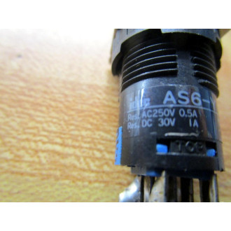 IDEC AS6-Y Selector Switch AS6Y WO Wires6 Blades - Used