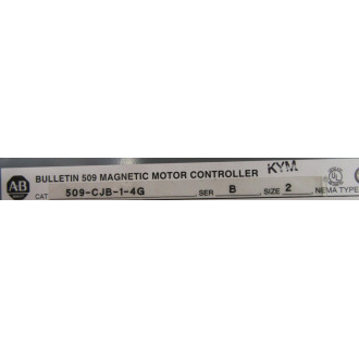 Allen Bradley 509-CJB-1-4G Starter 509CJB14G Allen Bradley 509-CJB-1-4G Starter 509CJB14G