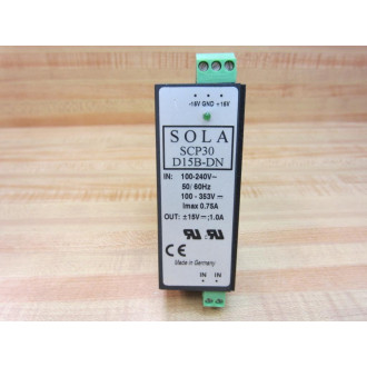 Sola SCP30 D15B-DN Power Supply SCP30D15BDN - Used