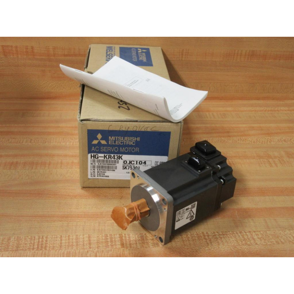 Mitsubishi HG-KR43K AC Servo Motor HGKR43K
