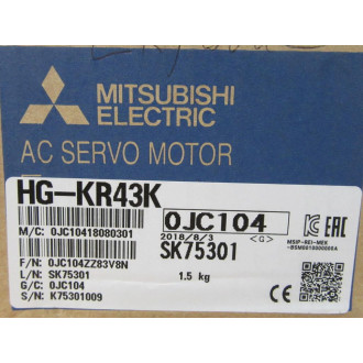 Mitsubishi HG-KR43K AC Servo Motor HGKR43K