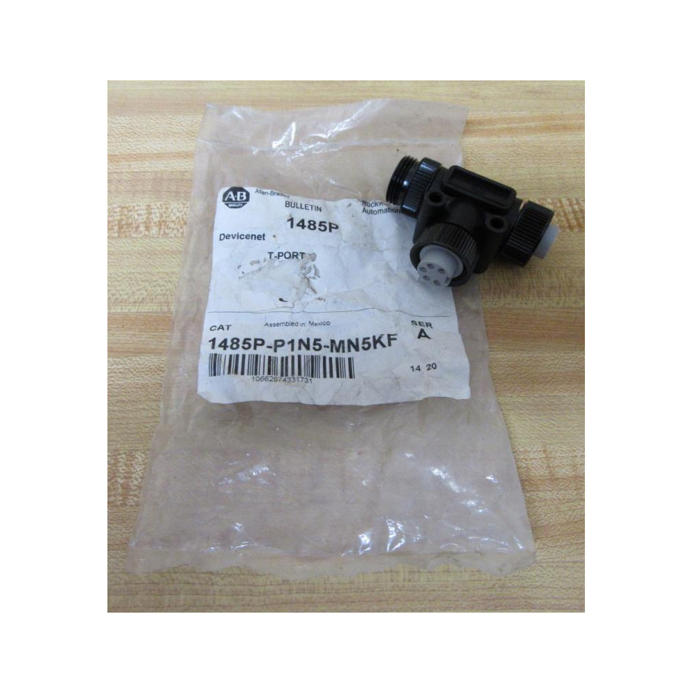 Allen Bradley 1485-P1N5-MN5KF T-Port 1485P1N5MN5KF Allen Bradley 1485-P1N5-MN5KF T-Port 1485P1N5MN5KF