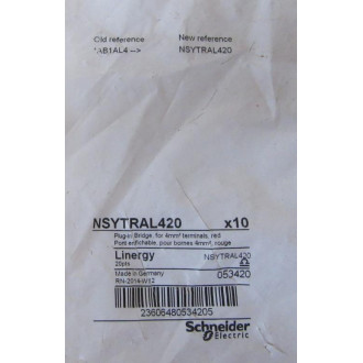 Schneider Electric NSYTRAL420 Terminal Block  1AB1L4 (Pack of 10)
