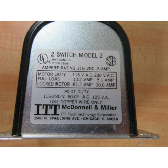 McDonnell And Miller 2 Boiler Water Control 115 VDC .5 Amp McDonnell And Miller 2 Boiler Water Control 115 VDC .5 Amp