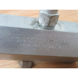 Deltrol F 30 S Pneu-Trol  Valve Silver - New No Box