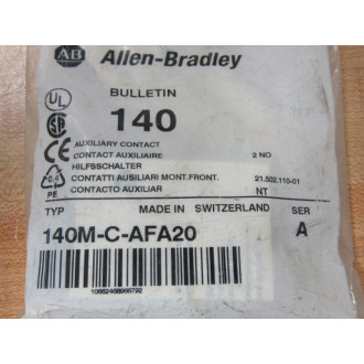 Allen Bradley 140M-C-AFA20 Auxiliary Contact 140MCAFA20