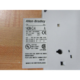 Allen Bradley 140M-C-ASAR01M01 Contact 140MCASAR01M01