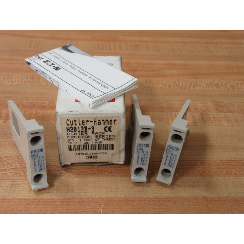 Cutler Hammer H2013B-3 Overload Heating Element H2013B3 (Pack of 3)