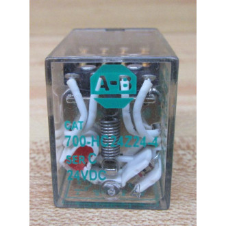 Allen Bradley 700-HC24Z24-4 24V DC Relay 700-HC24Z24-4 24VDC Series C (Pack of 2)
