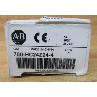 Allen Bradley 700-HC24Z24-4 24V DC Relay 700-HC24Z24-4 24VDC Series C (Pack of 2)