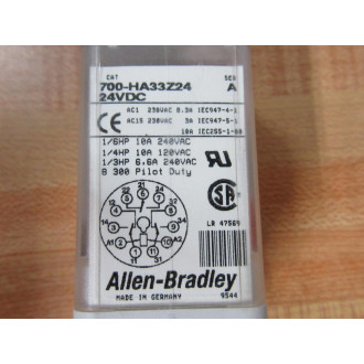 Allen Bradley 700-HA33Z24VDC Relay 700-HA33Z24V DC Series A - New No Box