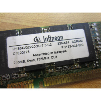 AddOn AO16C3264-PC133 Desktop Memory Module AO16C3264PC133 Infineon - Used