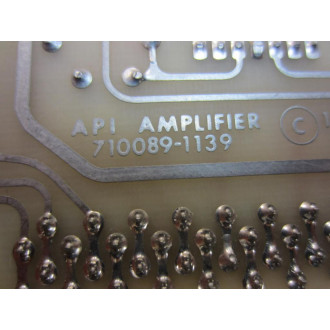 API 710089-1139 Amplifier Card 02-710088-1049-01 - Used