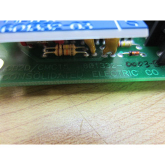 Consolidated Electric CB2DCNC15 Circuit Board 601332-0003-B - Used