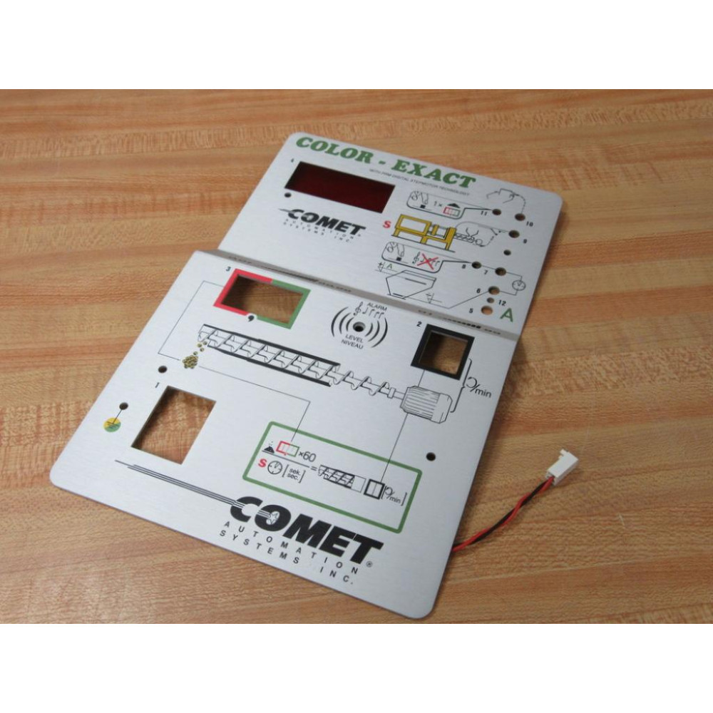 Comet 17500.2 Color Exact Ctrl Panel Faceplate 175002 2 Wire Leads - New No Box Comet 17500.2 Color Exact Ctrl Panel Faceplate 175002 2 Wire Leads - New No Box