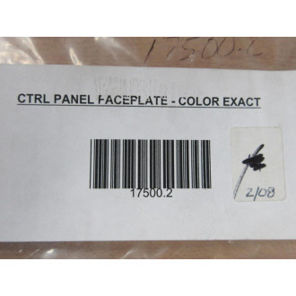 Comet 17500.2 Color Exact Ctrl Panel Faceplate 175002 2 Wire Leads - New No Box Comet 17500.2 Color Exact Ctrl Panel Faceplate 175002 2 Wire Leads - New No Box
