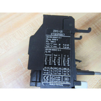 Eaton ZB12-1,6 Overload Relay XT0B1P6BC1 - New No Box