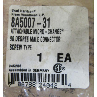 Brad Harrison Daniel Woodhead 8A5007-31 Connector 8A500731