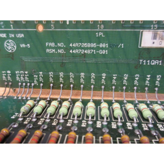 GEFanuc 44A726886-001 T11QA1 Board Assy 44A724871-G01 - Used