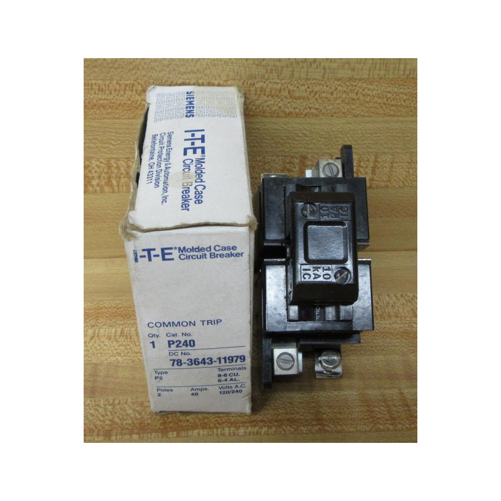 Siemens ITE 78-3643-11979 P240 Circuit Breaker Siemens ITE 78-3643-11979 P240 Circuit Breaker