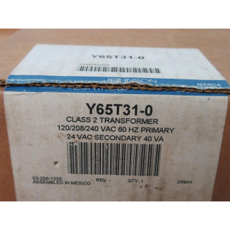 Johnson Controls Y65T31-0 Class 2 Transformer Y65T310