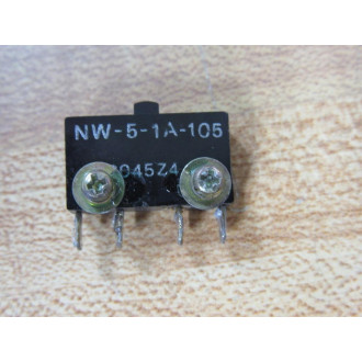 Omron NW-5-1A-105 Switch NW51A105 wo Wire Leads (Pack of 2) - Used