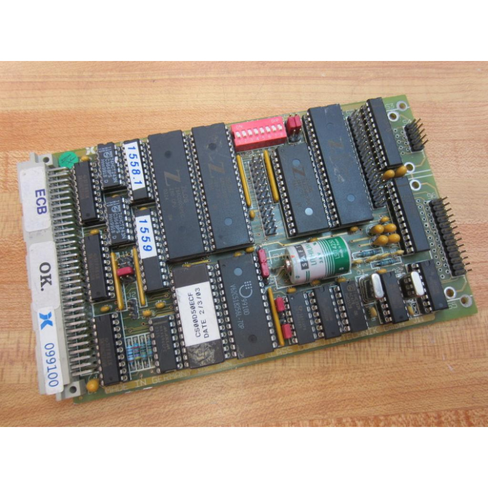 Janich & Klass CPU5 Circuit Board 401.015500.011 5 - Used Janich & Klass CPU5 Circuit Board 401.015500.011 5 - Used