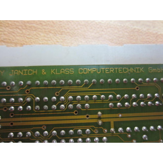 Janich & Klass CPU5 Circuit Board 401.015500.011 5 - Used