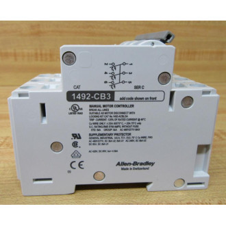 Allen Bradley 1492-CB3G050 Circuit Breaker 1492CB3G050