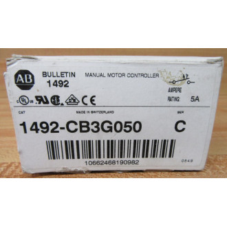 Allen Bradley 1492-CB3G050 Circuit Breaker 1492CB3G050