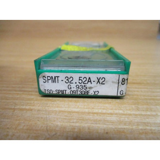 Greenleaf SPMT-32.52A-X2 Holemill Insert SPMT-09T308E-X2 (Pack of 8)